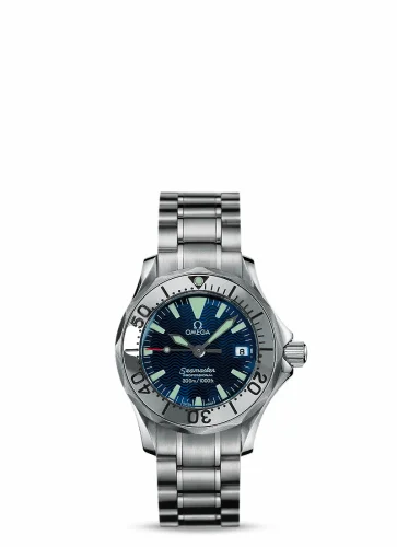 Omega Seamaster Diver 300M Quartz 28 Stainless Steel / Electric Blue / Bracelet 2285.80.00 (22858000)